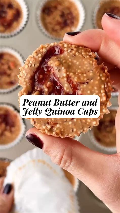 Peanut Butter And Jelly Quinoa Cups 9am Chef