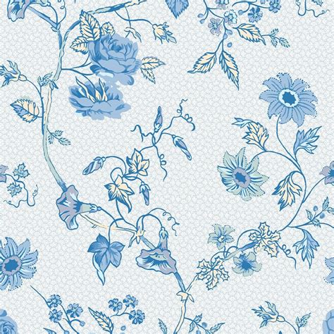 Rambling Rector Blue Sky Laura Ashley Wallpaper