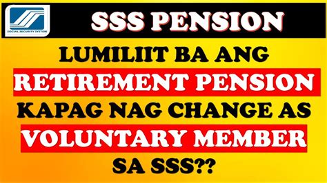 🔴 Paano Patataasin Ang Sss Retirement Pension Sss Youtube