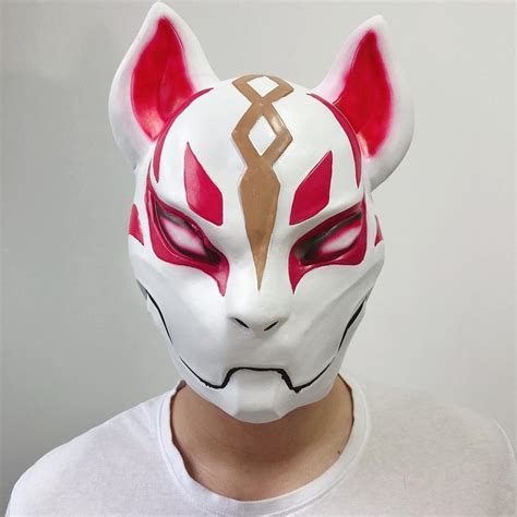 Fortnite Drift Mask Fortnite Fox Mask Latex Halloween Cosplay Costume Prop - GetLoveMall cheap ...