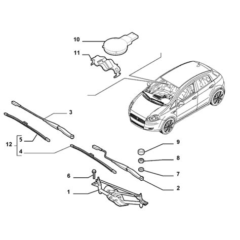 Fiat Grande Punto Windscreen Wiper Boot