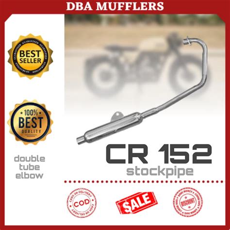 Cr 152 Cafe Racer Stock Pipe Keeway Bottle Pipe Stainless Makapal