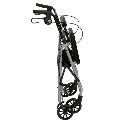 Drive Medical Rollator Rolling Walker With 6 In Wheels Fold Up