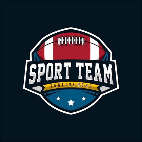 Premium Vector American Football Sports Logo And Badge American