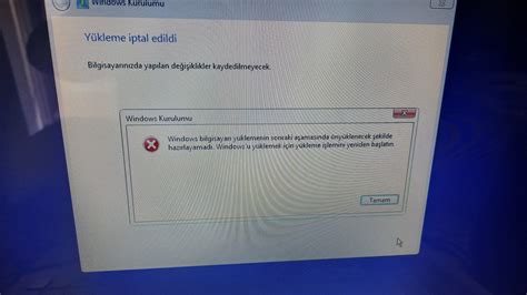 Çözüldü Windows 10 format atılırken önyüklenecek şekilde ayarlayamadı