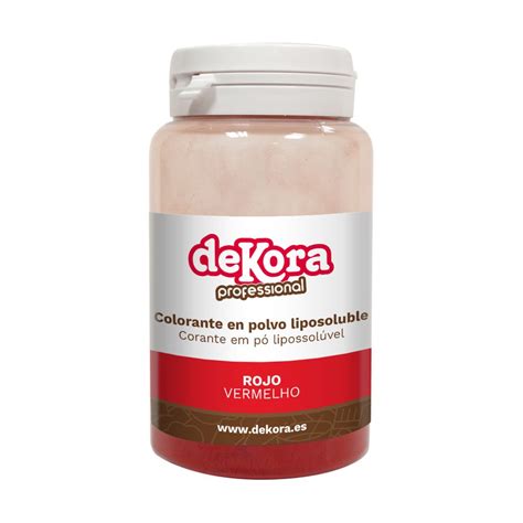 RED LIPOSOLUBLE POWDERED FOOD COLORANTS Dekora