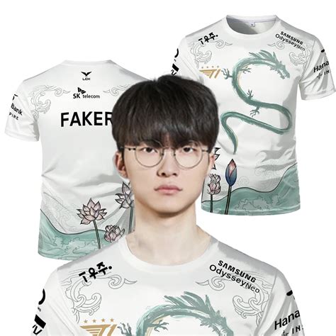 Camiseta De Edici N Especial T E Sports Club Faker Jersey De League Of