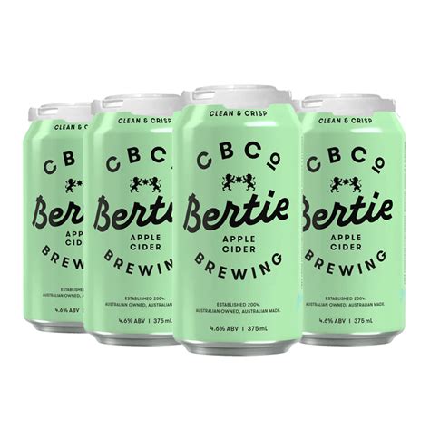 Cbco Bertie Apple Cider Singapore Craft Beer Delivery Thirsty