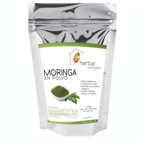 Moringa En Polvo Kg Org Nico Herbal M Xico On Line