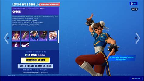 Nuevas Skins RYU Y CHUN LI De Street Fighter Nueva Tienda De