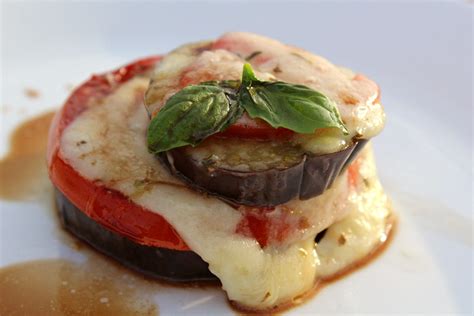 Roasted Eggplant Caprese Stacks {a Meatless Monday Recipe