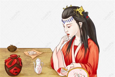 Ancient Girl Drinking Alcohol Png Image Free Download And Clipart Image