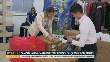 Bom Dia S Bado Paran Campanha Do Agasalho Recebe Roupas Cal Ados