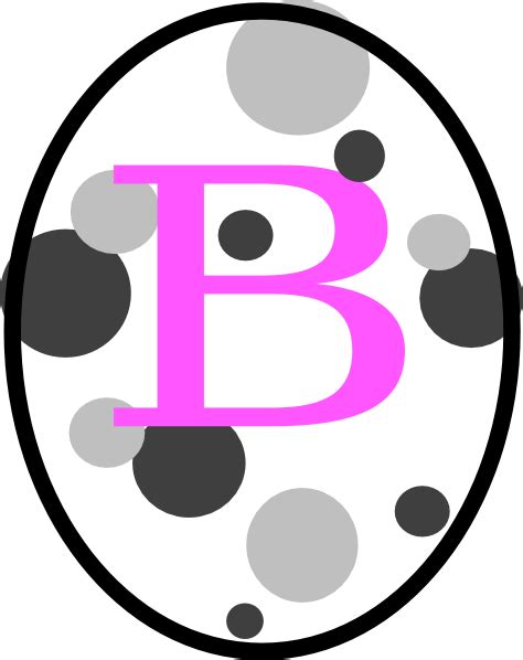 Monogram B Cameo Clip Art at Clker.com - vector clip art online, royalty free & public domain