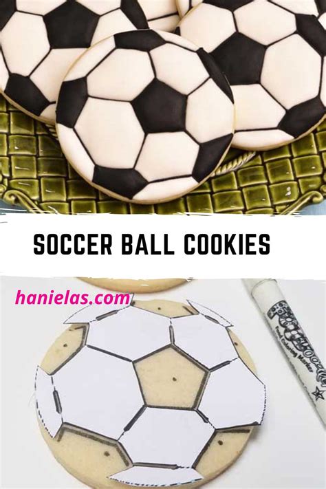 Soccer Ball Cookies Template Hanielas Recipes Cookie And Cake