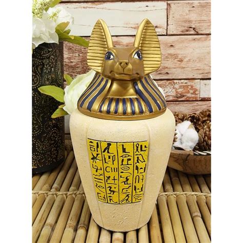 Buy Ebros Ancient Egyptian God Of The Dead Anubis Classical Canopic Jar