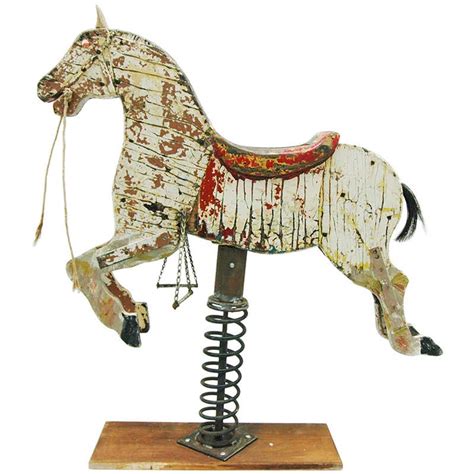 Antique Carousel Horse At 1stdibs