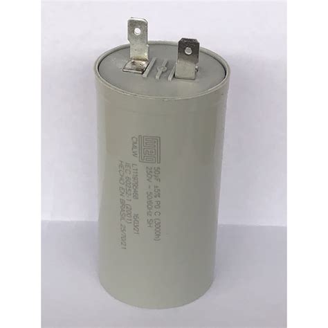 Capacitor Cmlw Uf V Terminais Weg Shopee Brasil