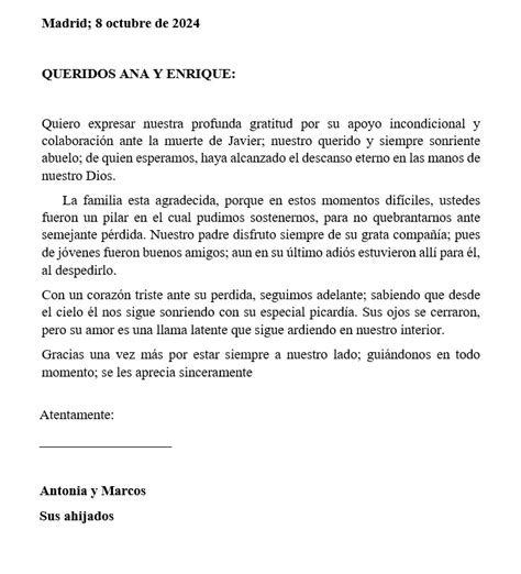 La Importancia De Enviar Una Carta De Agradecimiento Por El Apoyo En