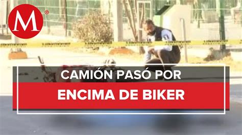 Fallece motociclista tras ser atropellado por camión de materiales en