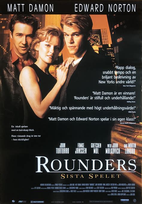 Nostalgipalatset - ROUNDERS (1998)