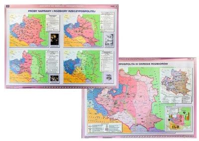 Polska W Okresie Rozbior W Rozbiory Mapa Cienna