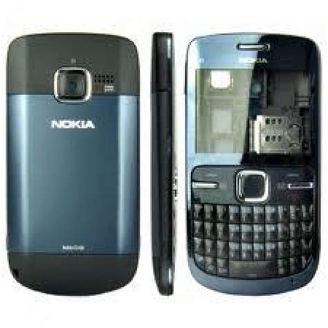 Nokia C3-00 Complete Housing With Keypad Blue - Cellspare