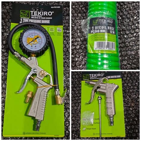 Jual Alat Isi Angin Kompresor Set Pcs Tekiro Air Duster Paket Selang