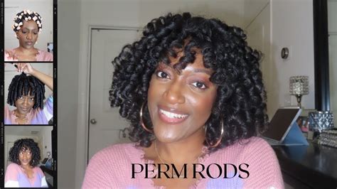 Updated How To Do A Perm Rod Set Natural Hair Tutorial Ft The Doux