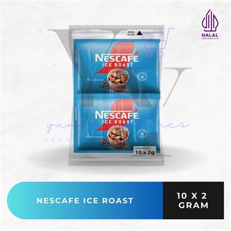 Jual RENCENG Nescafe Ice Roast Instant Americano Sachet 10 X 2 Gram