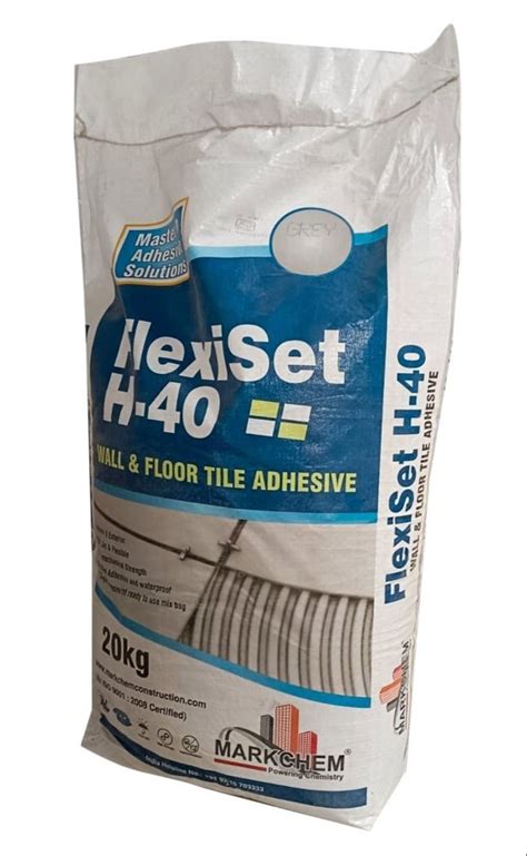 Flexiset H Kg Wall Floor Tile Adhesive Bag At Bag In Gurugram