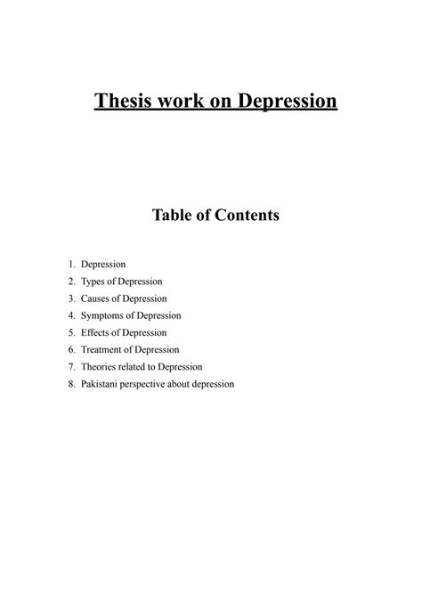 Solution Depression Types Causes Symptoms Treatment And Theories Full Detail Assignment