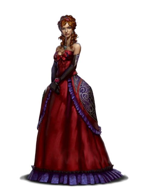 Female Human Aristocrat Noble Pathfinder Pfrpg Dnd D D D Fantasy