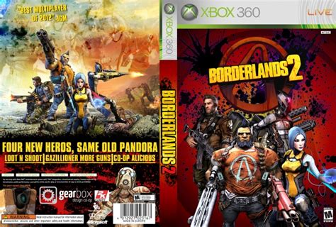 Borderlands 2 Xbox 360 Box Art Cover By Anubis665