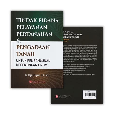 Jual Tindak Pidana Pelayanan Pertahanan Dan Pengadaan Tanah Shopee