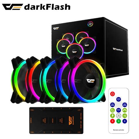 Darkflash Dr Pro Aura Sync Argb Bisu Mm Kipas Pc Casing Komputer