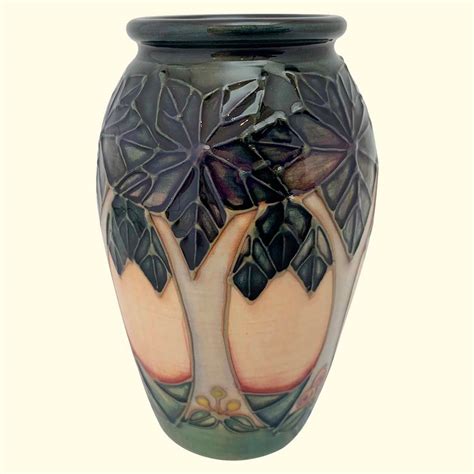 Moorcroft Cluny Vase On The Shape Moorcroft Vaults