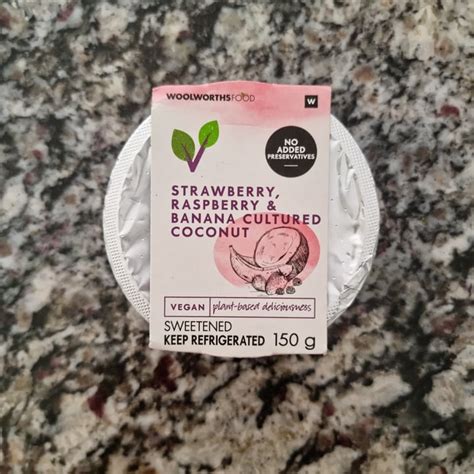 Woolworths Strawberry Raspberry Banana Cultured Coconut Review