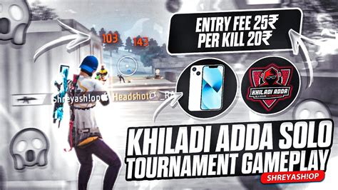 2 Match Gameplay Khiladi Adda Solo Tournament 1 Kill 20 2 Kill