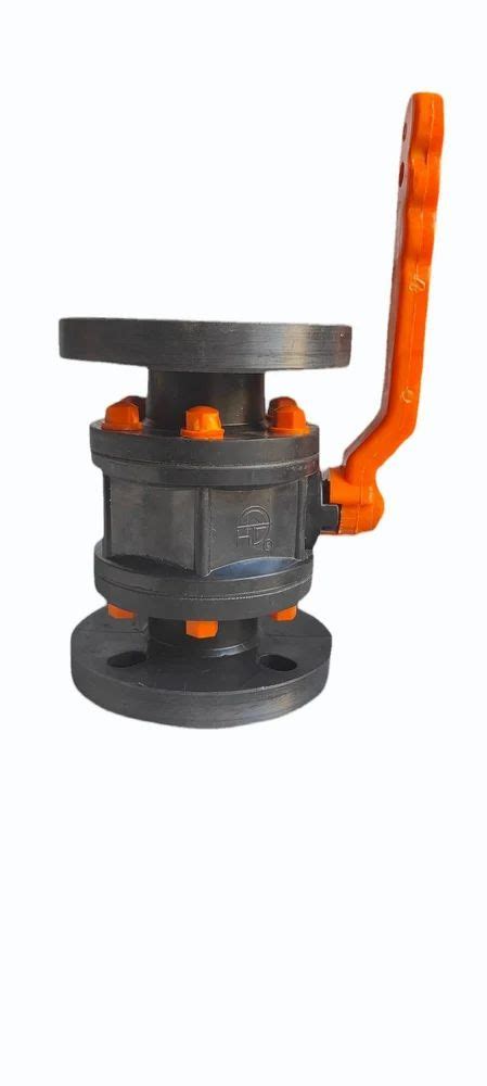 Flange End Hdpe Ball Valve At Rs Piece Hdpe Ball Valve In