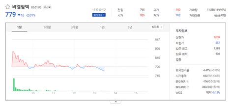 비엘팜텍 주가 전망 분석과 기업체 상세 정보