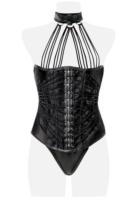 Unterbrust Corsage Mit Slip Corsagen Club Hot Fashion Odretto Highheels