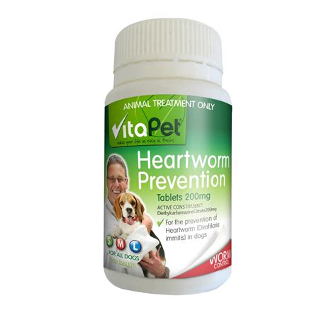 Heartworm Tablets For Dogs Vitapet