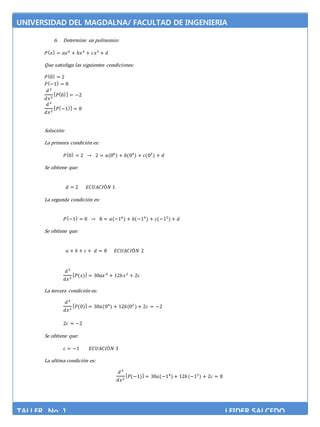 Taller Analisis Numerico Pdf