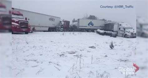 Highway 401 In Eastern Ontario Reopens After Crashes Left 1 Person Dead