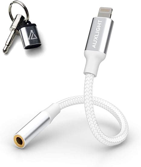 Auxlight AUX Adapter Premium Kabel für iPhone auf 3 5mm Kopfhörer