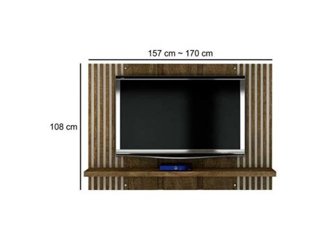 Painel Bolonha Extensível para TV até 47 Polegadas Valdemóveis Ipê