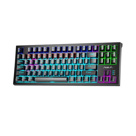 AULA F3032 Macro Mechanical Gaming Keyboard Colorful LED Backlight