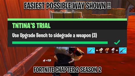 Use Upgrade Bench To Sidegrade A Weapon Fortnite TNTINA S TRIAL Week