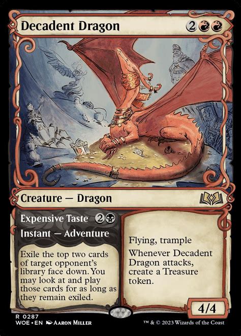 Decadent Dragon Wilds Of Eldraine Variants Standard Card Kingdom